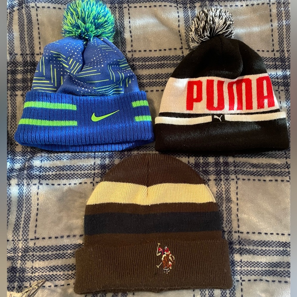 ALL 3 Winter Hats - Boys/Youth